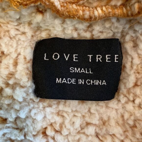 Love Tree Women’s Sherpa Hooded Vest size S - Picture 12 of 12